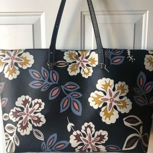 Tory Burch Hopewell Floral Kerrington Square Tote
